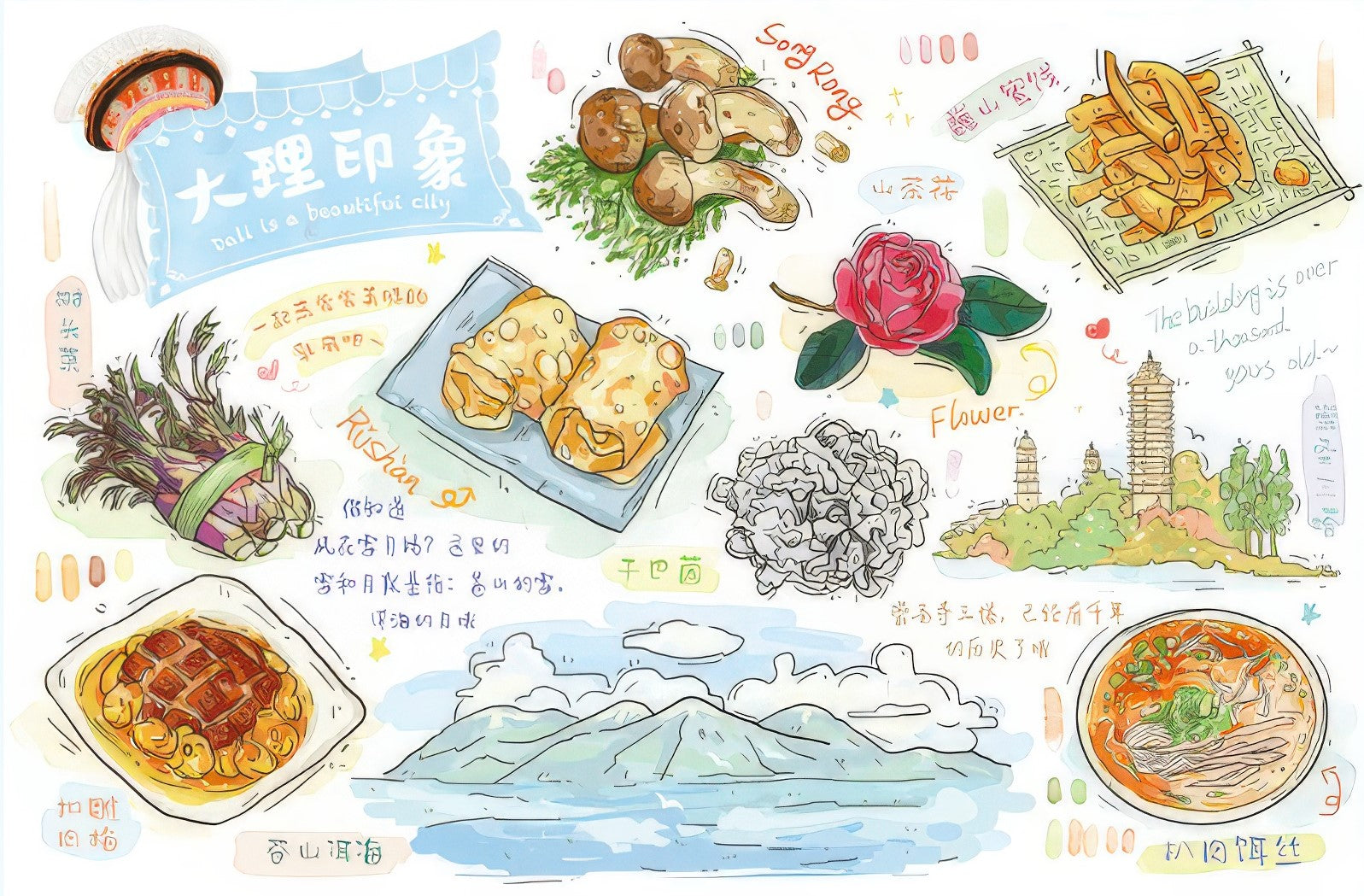 momibook-89911-23-city-impression-dali-150-pieces-postcard-puzzle-+-stand-set