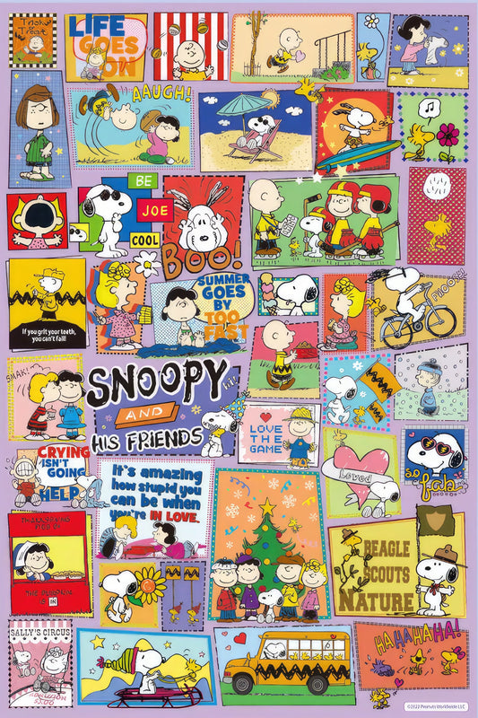 Momibook GPZ1112　Snoopy and His Friends　1000 Pieces Jigsaw Puzzle