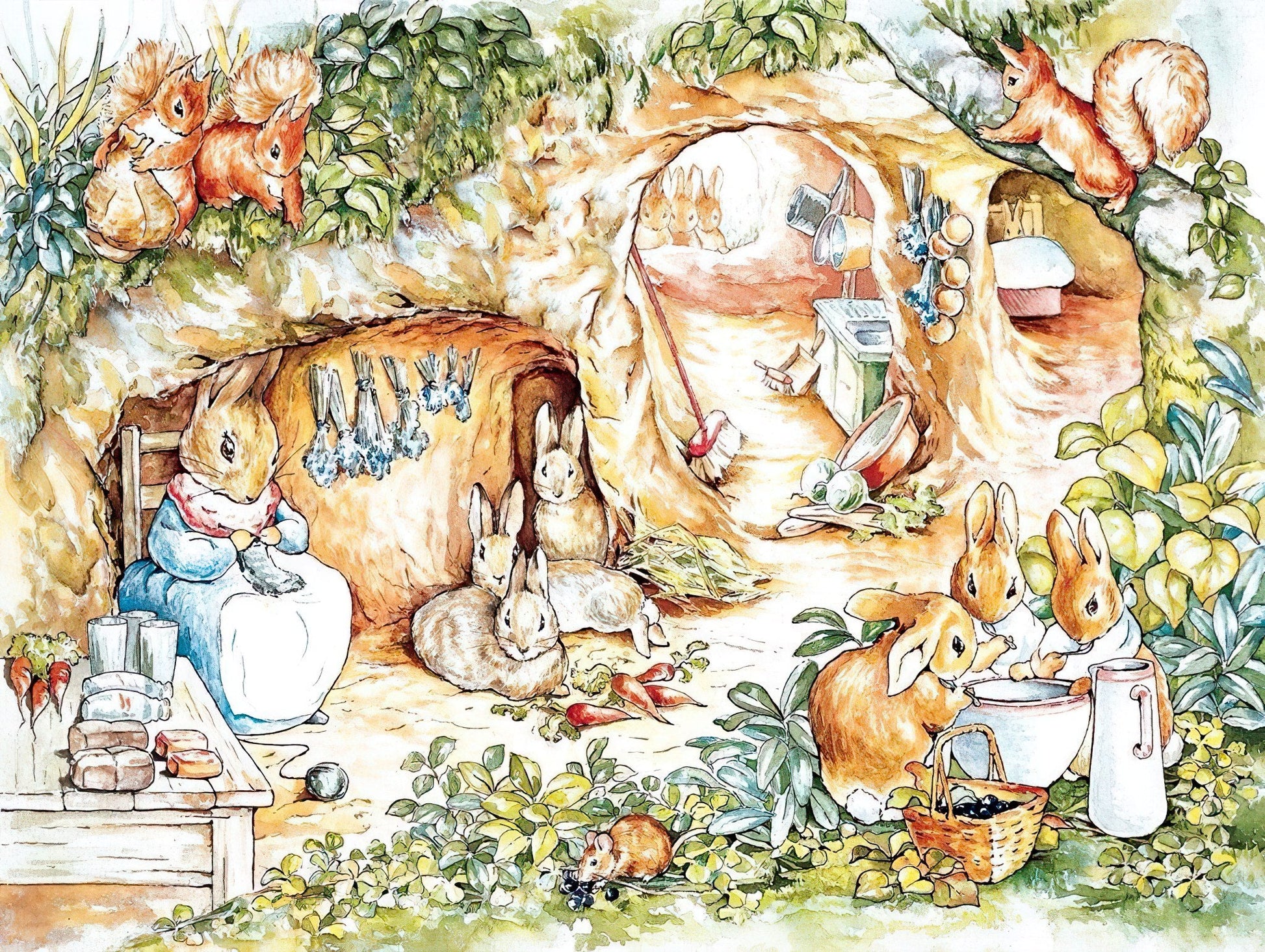 new-york-puzzle-npzbp2344-peter-rabbit-home-sweet-burrow-750-pieces-jigsaw-puzzle