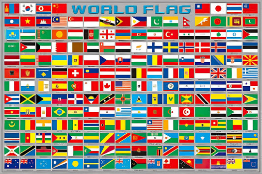 P2Art 01-001　Flags of the World　1000 Pieces Jigsaw Puzzle