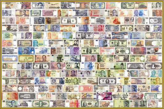 P2Art 01-002　Banknotes of the World　1000 Pieces Jigsaw Puzzle