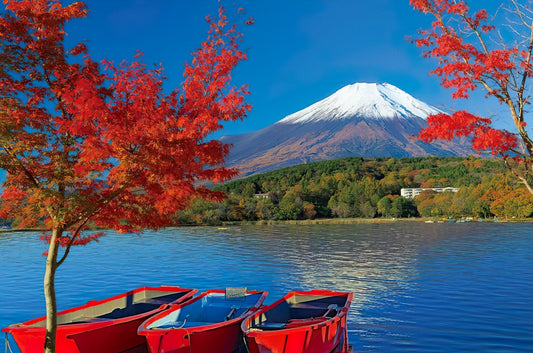 P2Art 01-012　Scenery • Boat on Lake Yamanaka　1000 Pieces Jigsaw Puzzle