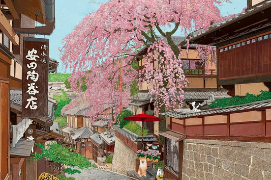 P2Art 01-039　Scenery • Spring Sanninzaka　1000 Pieces Jigsaw Puzzle