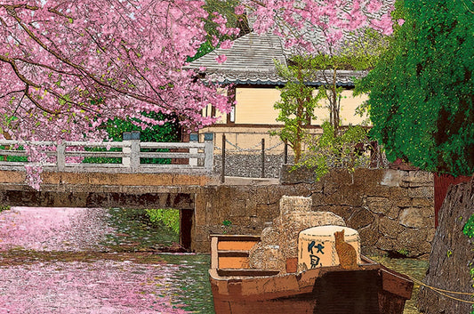 P2Art 1-027　Scenery • Flowers Flying in Spring City　1000 Pieces Jigsaw Puzzle