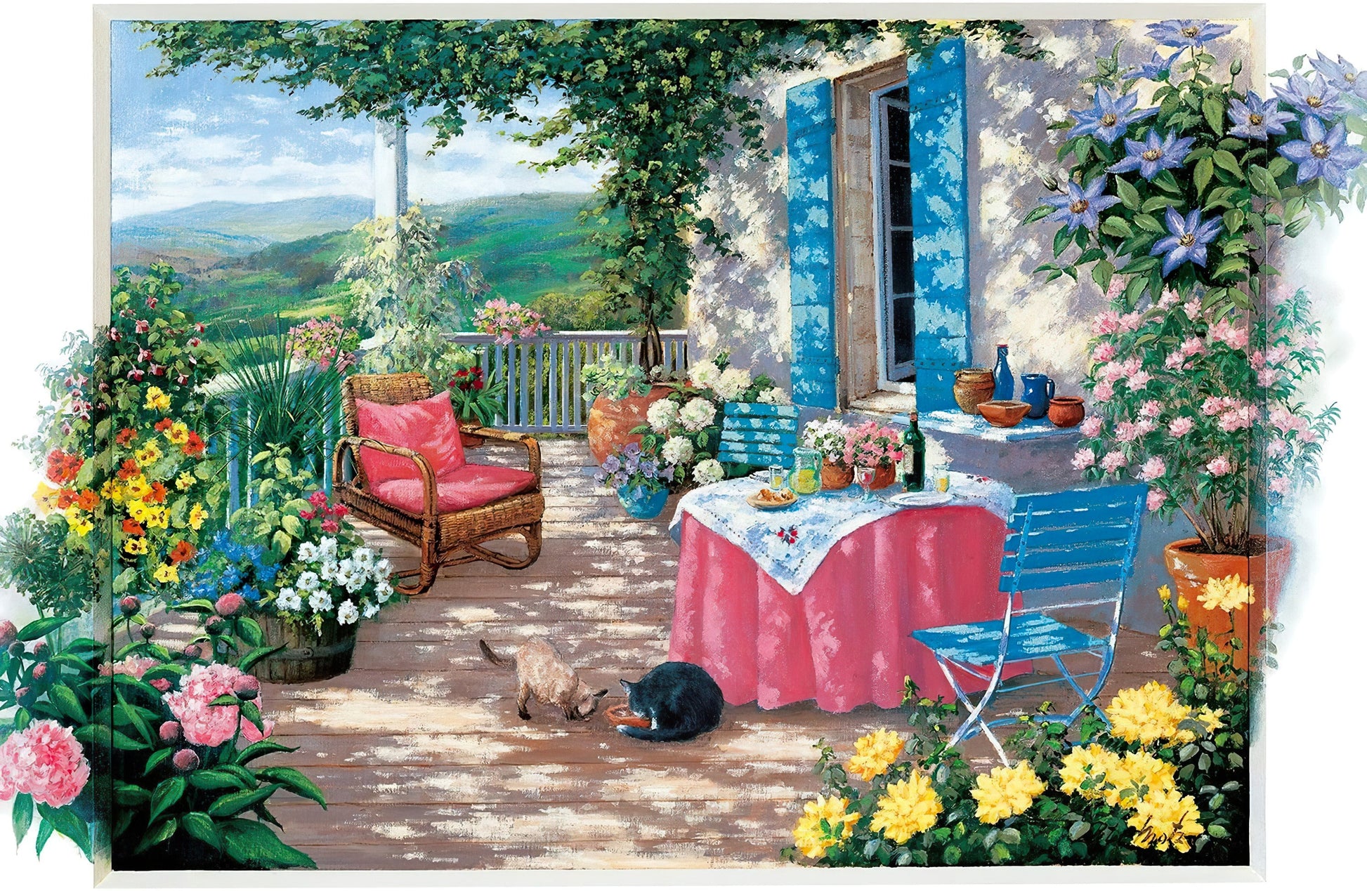 p2art-24-030-illustration-garden-happy-hour-204-pieces-jigsaw-puzzle