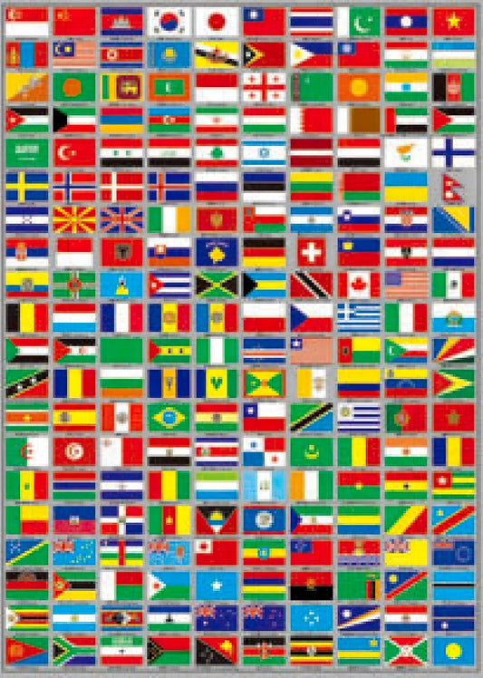 P2Art 25-002　Flags of the World　520 Pieces Jigsaw Puzzle