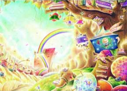 P2Art 25-012　Illustration • Rainbow Tree House　520 Pieces Jigsaw Puzzle