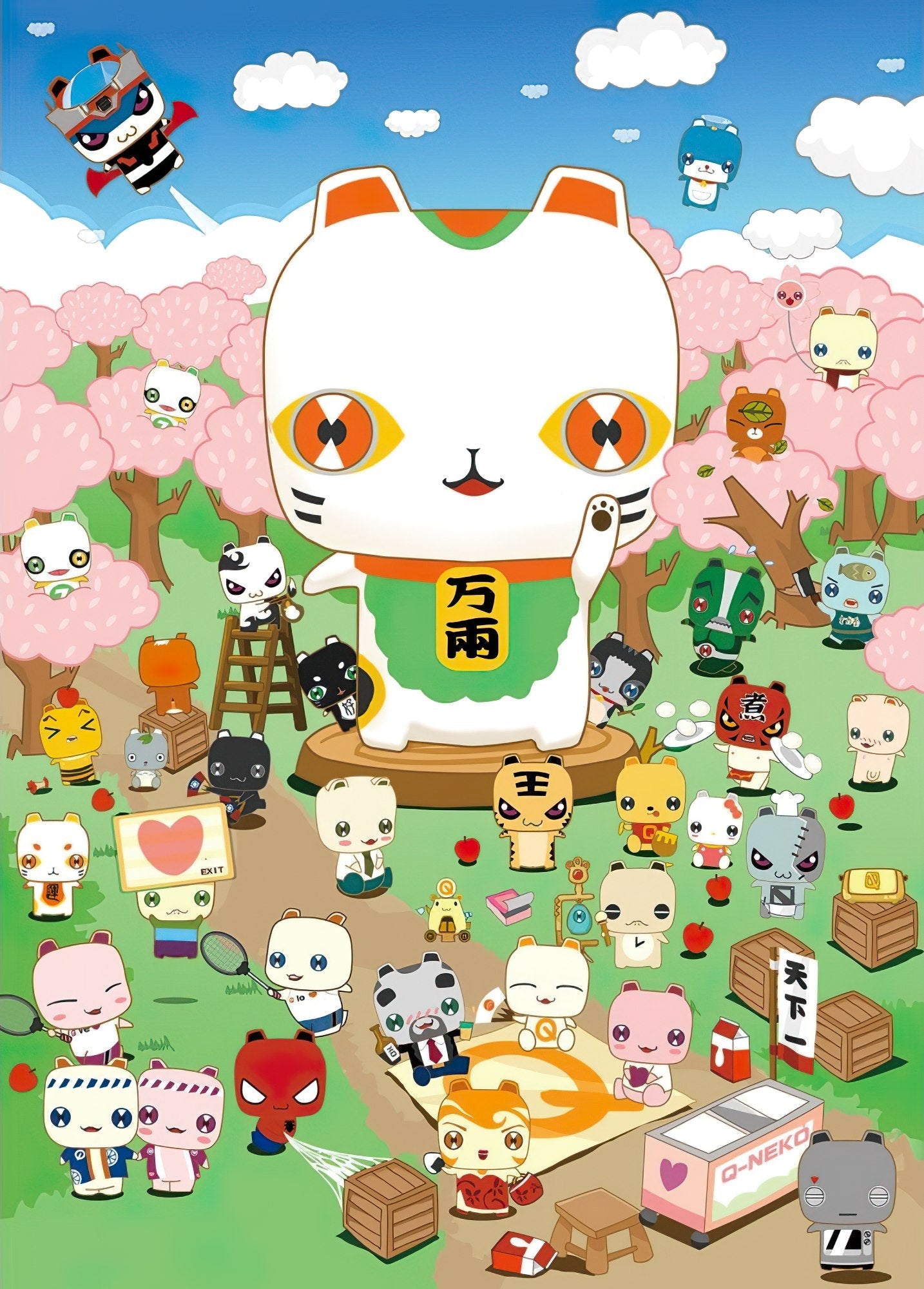 p2art-25-013-illustration-lucky-cat-world-520-pieces-jigsaw-puzzle