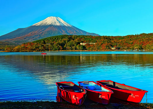 P2Art 25-023　Scenery • Boat on Lake Yamanaka　520 Pieces Jigsaw Puzzle