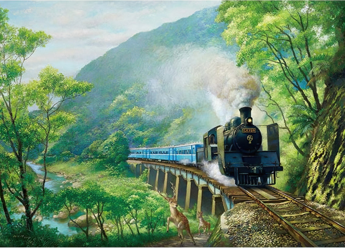 p2art-25-055-train-chasing-the-deer-forest-520-pieces-jigsaw-puzzle