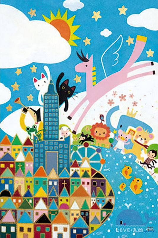 P2Art K01-011M　Illustration • Hello Kaohsiung　1000 Pieces Jigsaw Puzzle