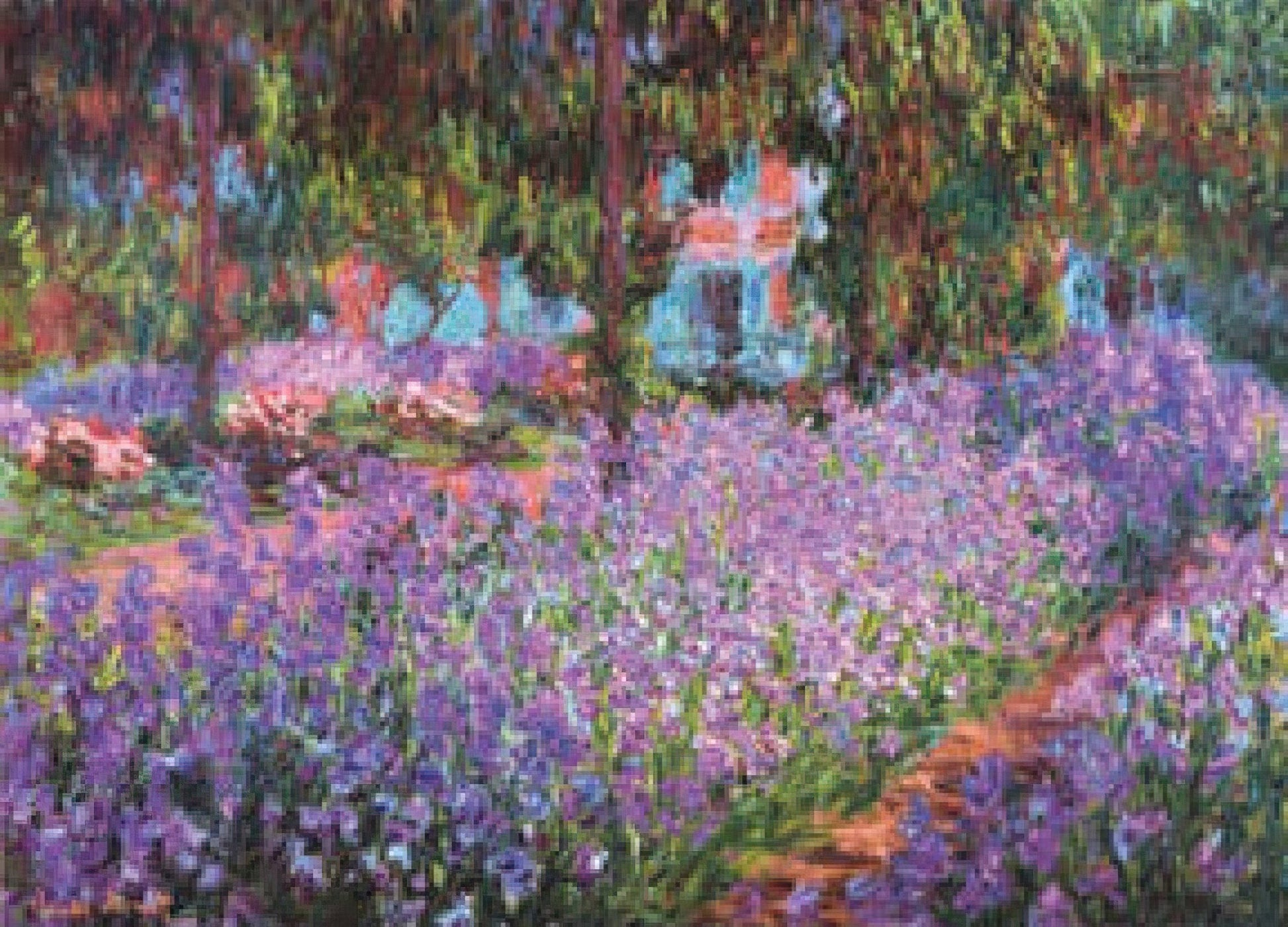 p2art-k25-010-fine-art-iris-in-the-garden-520-pieces-jigsaw-puzzle