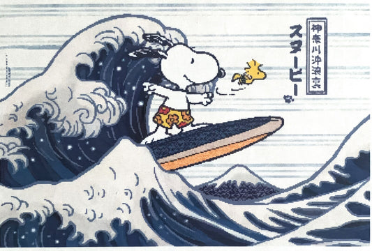 Peanuts 43138　Peanuts • The Great Wave off Kanagawa　500 Pieces Jigsaw Puzzle