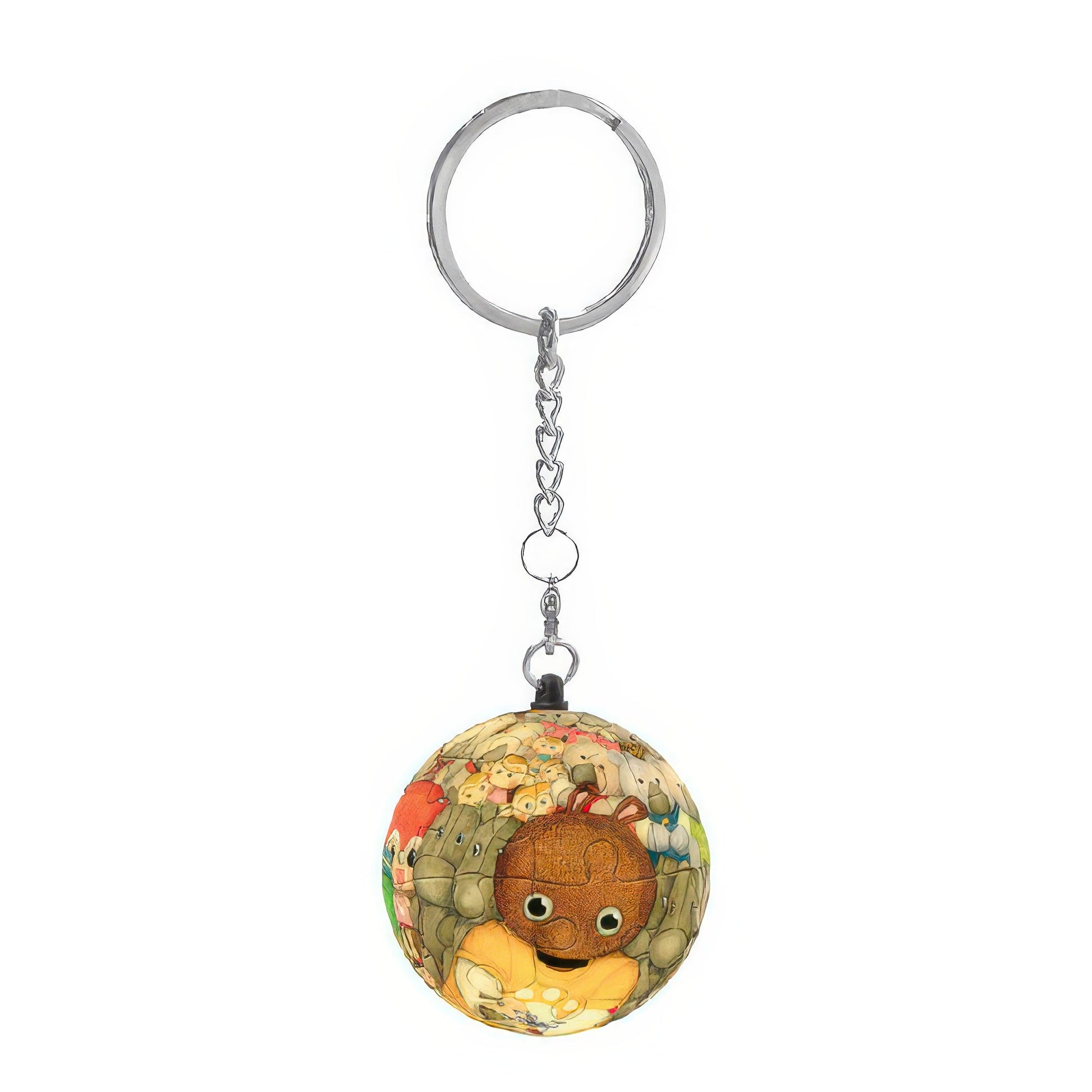 pintoo-a2524-illustration-cool-bear-toy-shop-24-pieces-plastic-keychain-puzzle