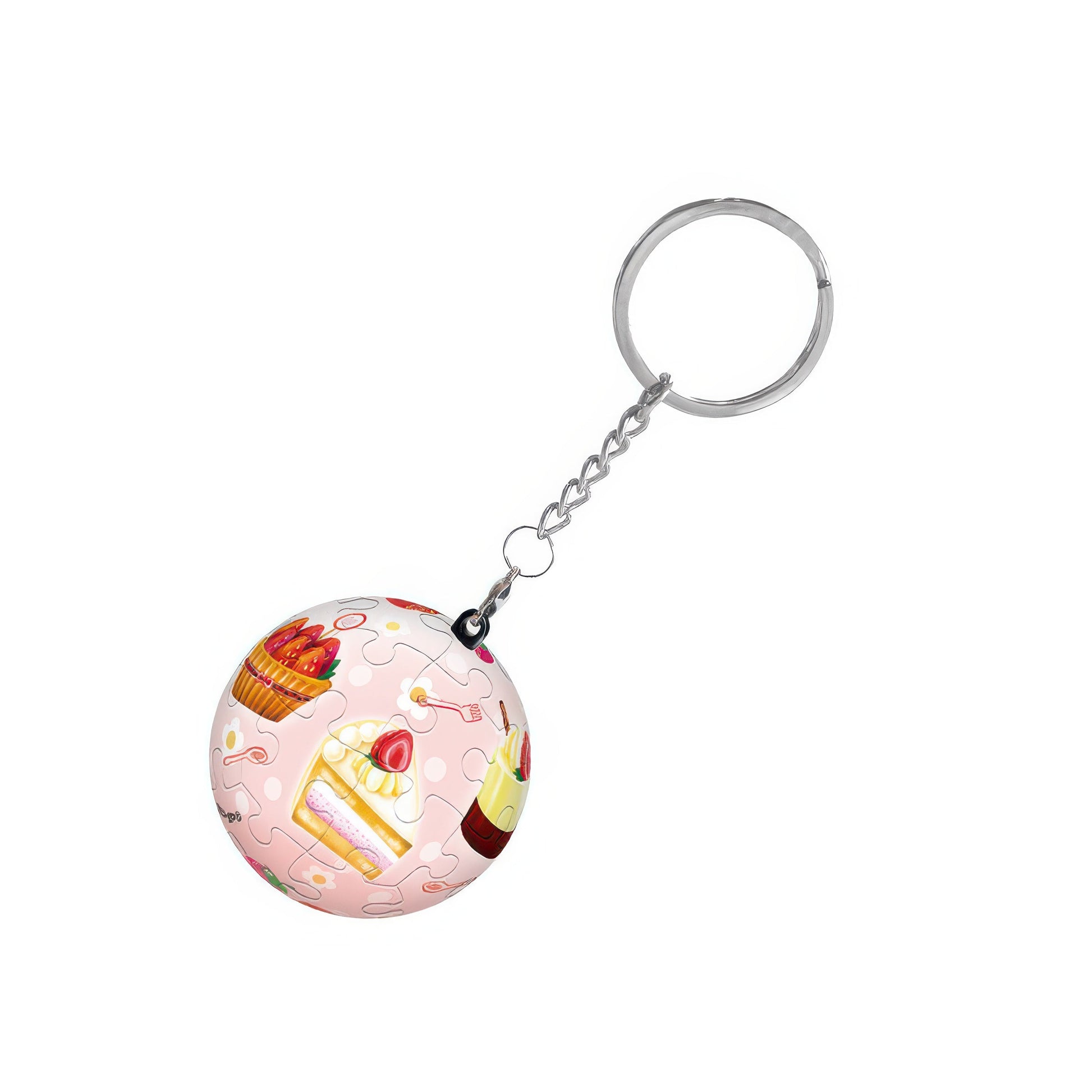 pintoo-a2800-food-strawberry-party-24-pieces-plastic-keychain-puzzle