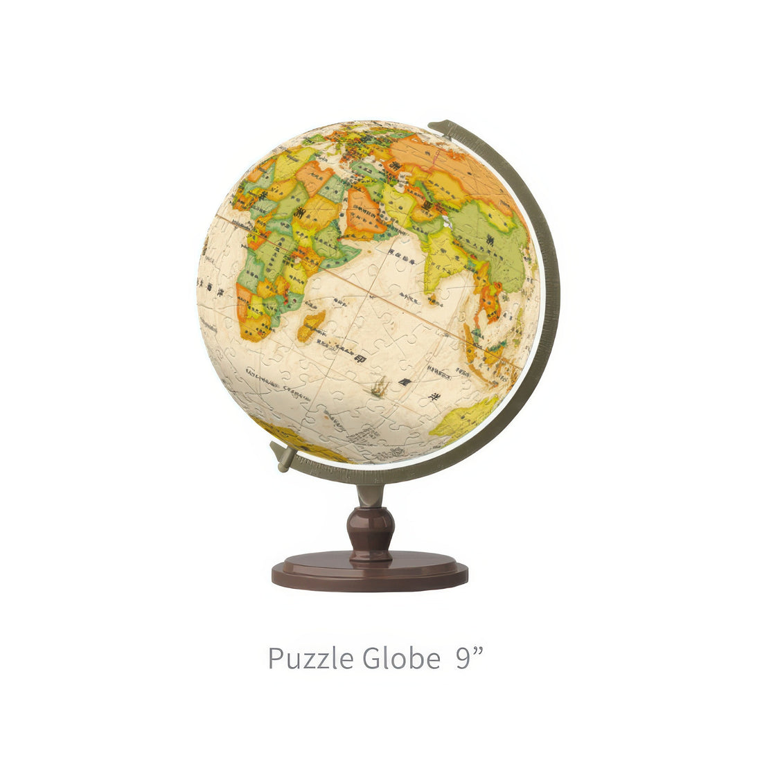 pintoo-a3032-yellow-globe-mandarin-540-pieces-plastic-globe-puzzle