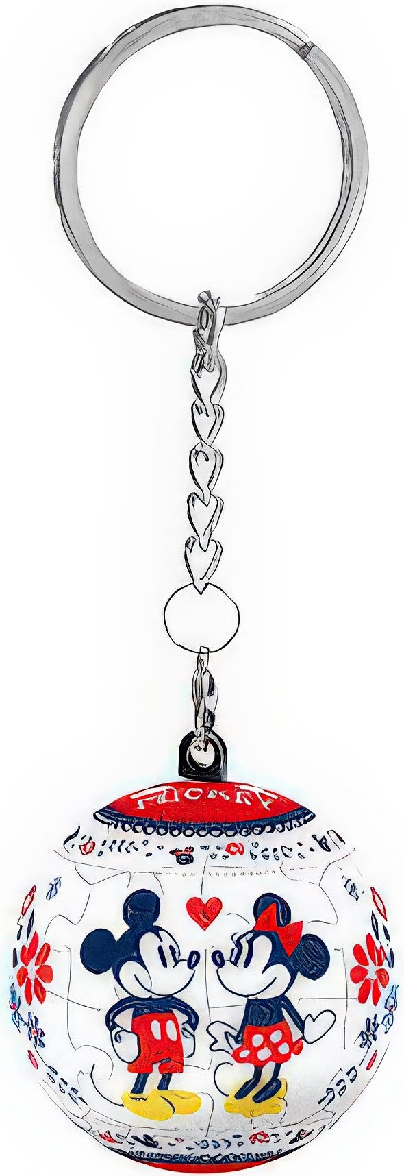 pintoo-a3268-mickey-and-friends---mickey-and-minnie's-romantic-garden-24-pieces-keychain-puzzle