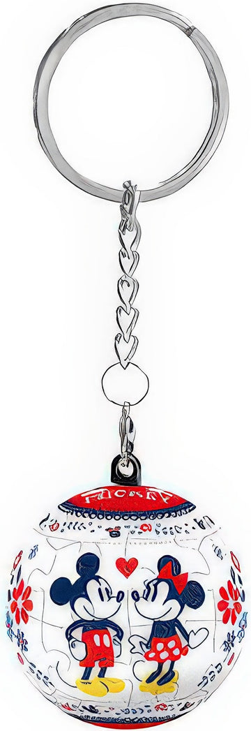 pintoo-a3268-mickey-and-friends---mickey-and-minnie's-romantic-garden-24-pieces-keychain-puzzle