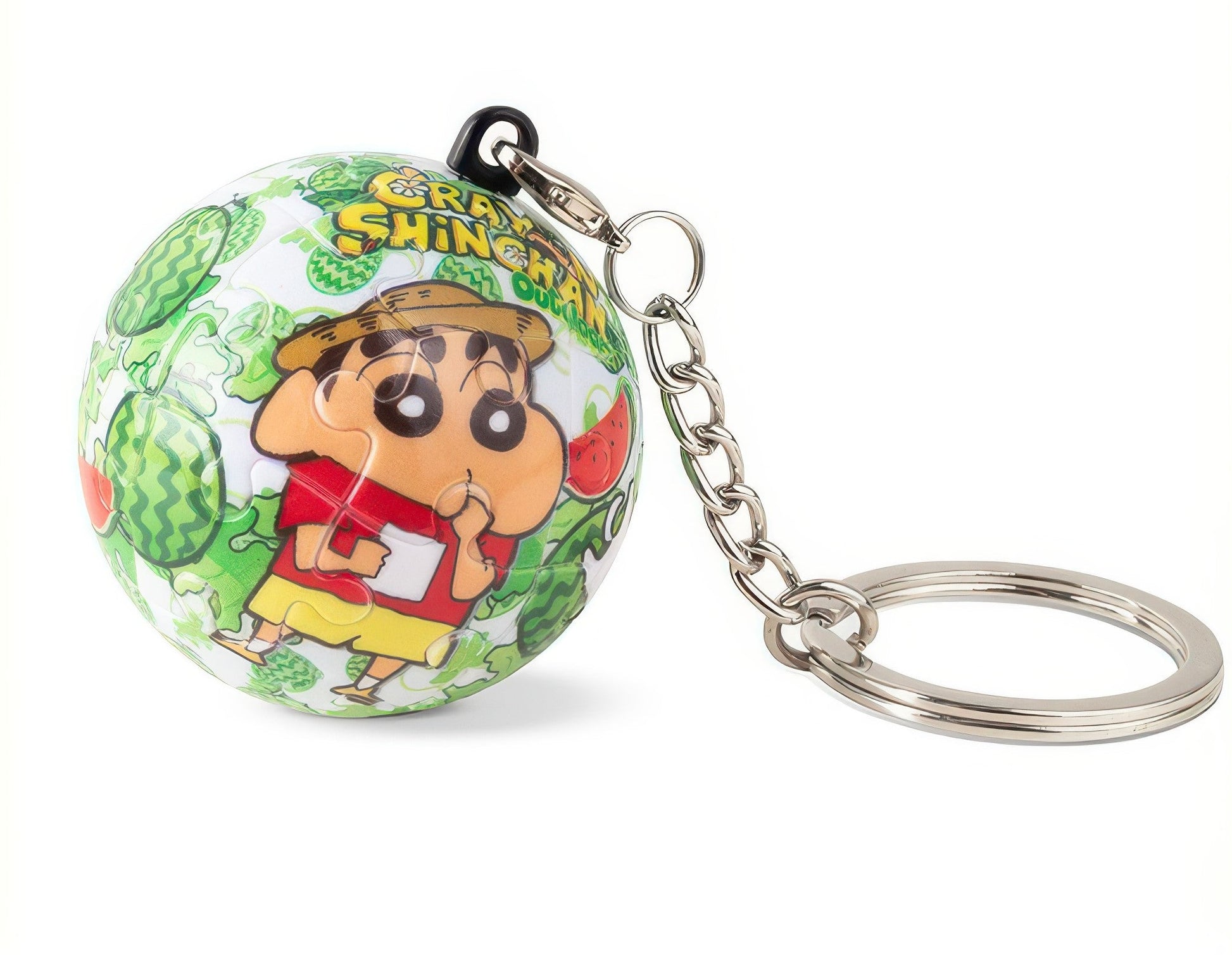 pintoo-a3609-crayon-shinchan-summer-crunchy-melons-24-pieces-plastic-keychain-puzzle