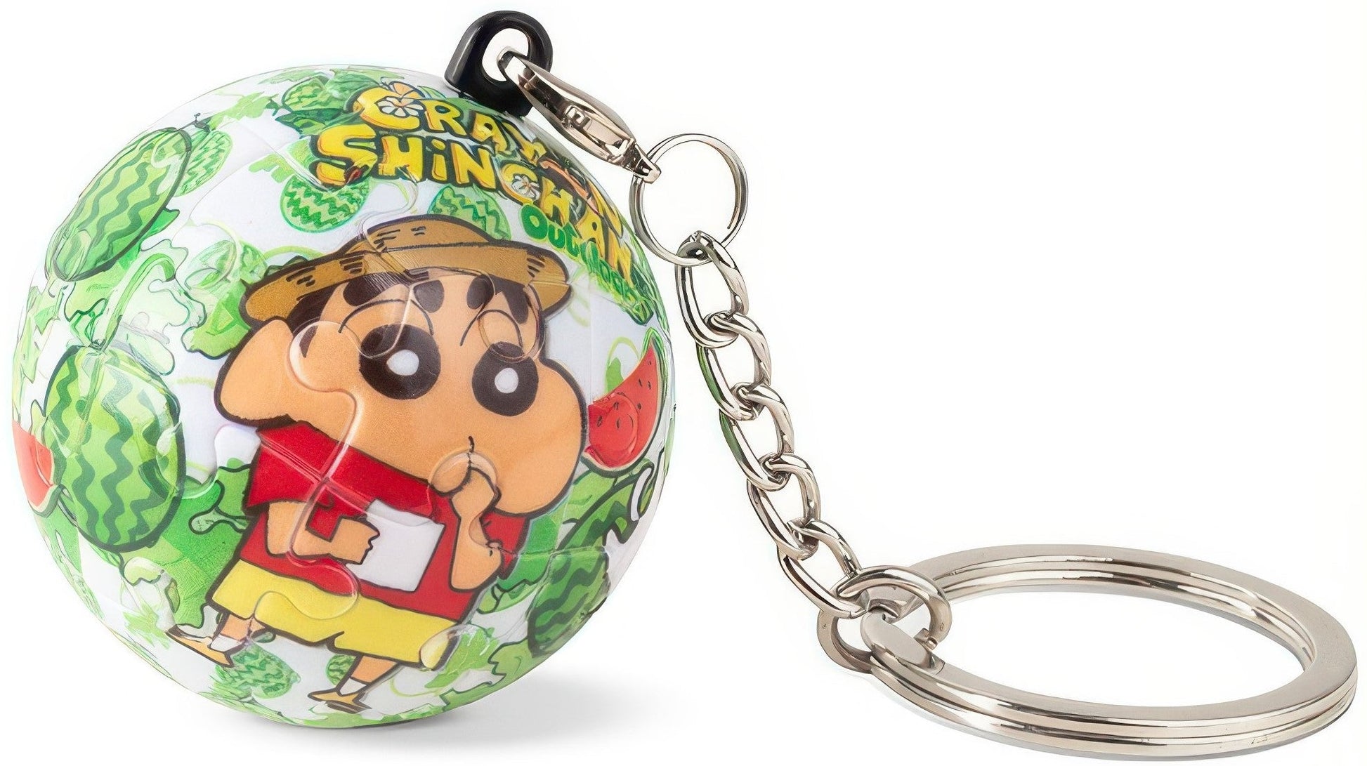 pintoo-a3609-crayon-shin-chan---summer-crispy-cucumber-24-pieces-keychain-puzzle