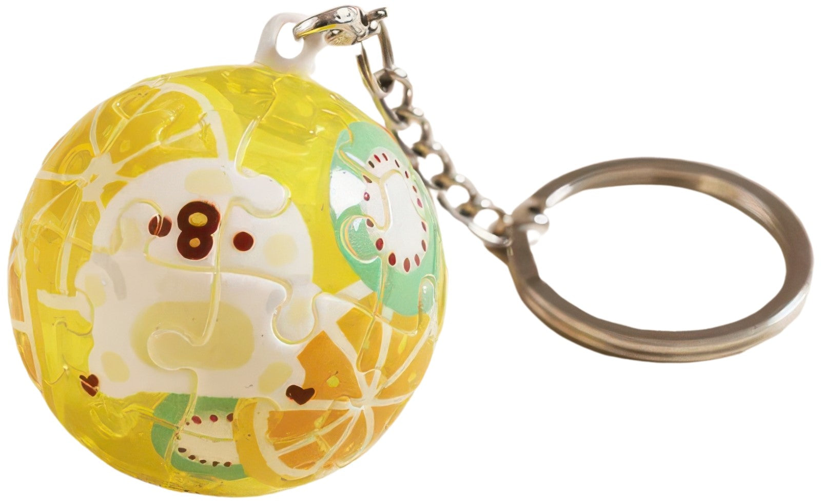 pintoo-a3640-kanahei's-small-animals---cool-summer---orange-ice-cubes-24-pieces-keychain-puzzle