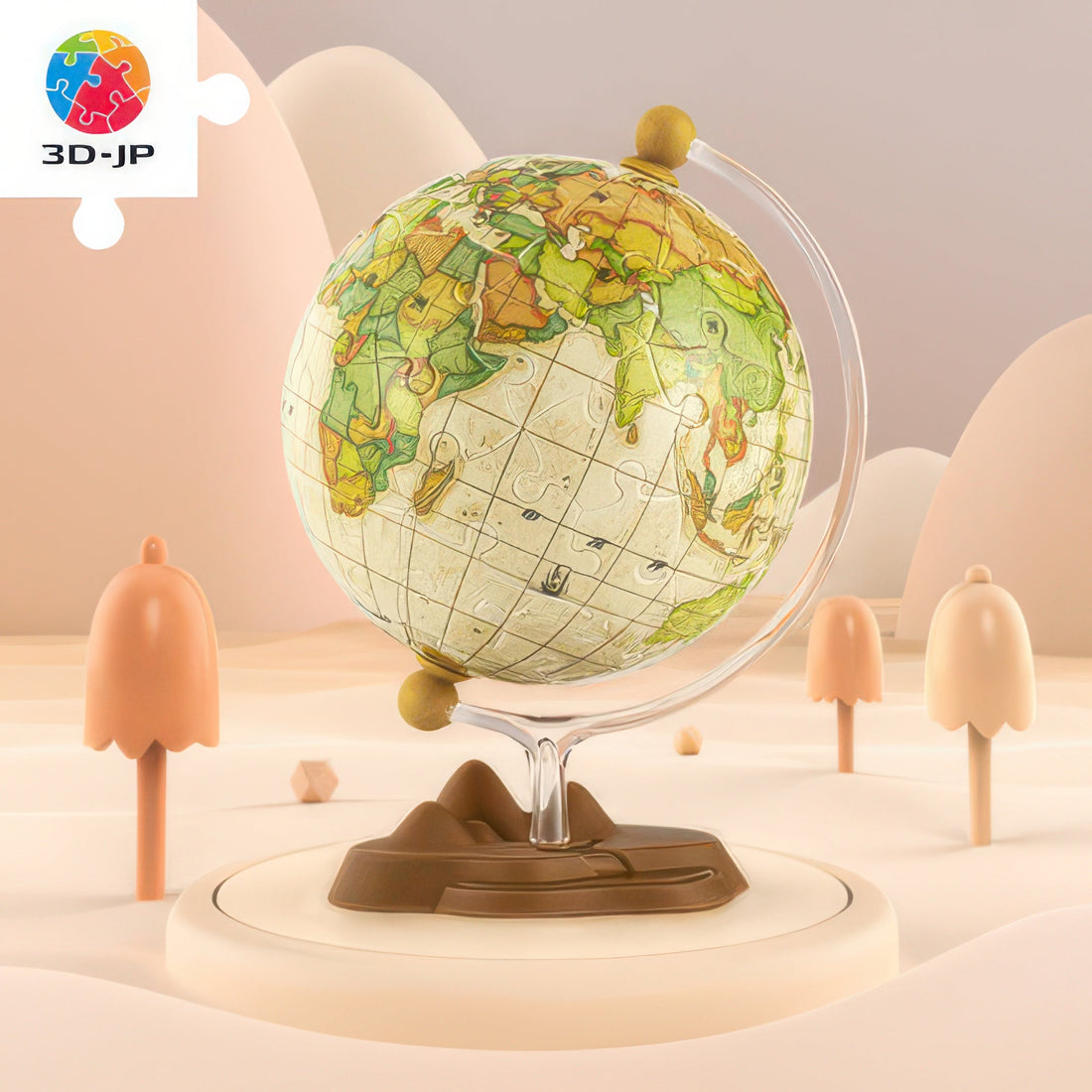 pintoo-a3665-earth-60-pieces-plastic-globe-puzzle