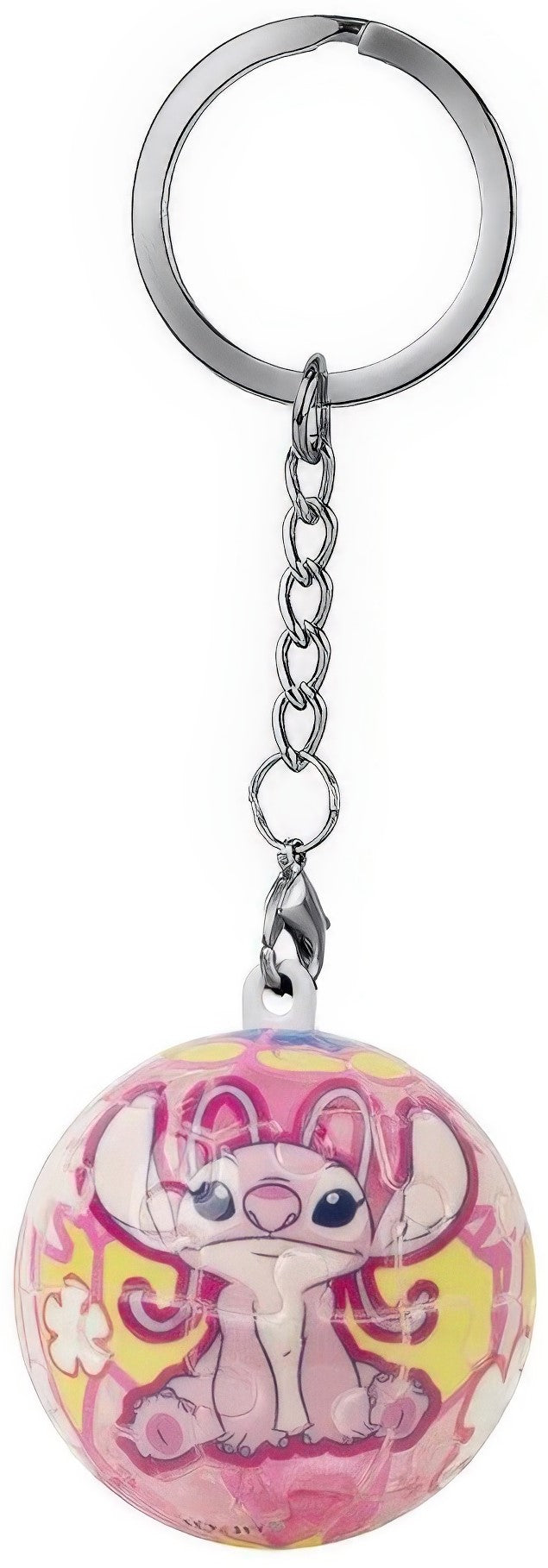 pintoo-a3854-lilo-&-stitch-series---pink-palm-grove-24-pieces-keychain-puzzle