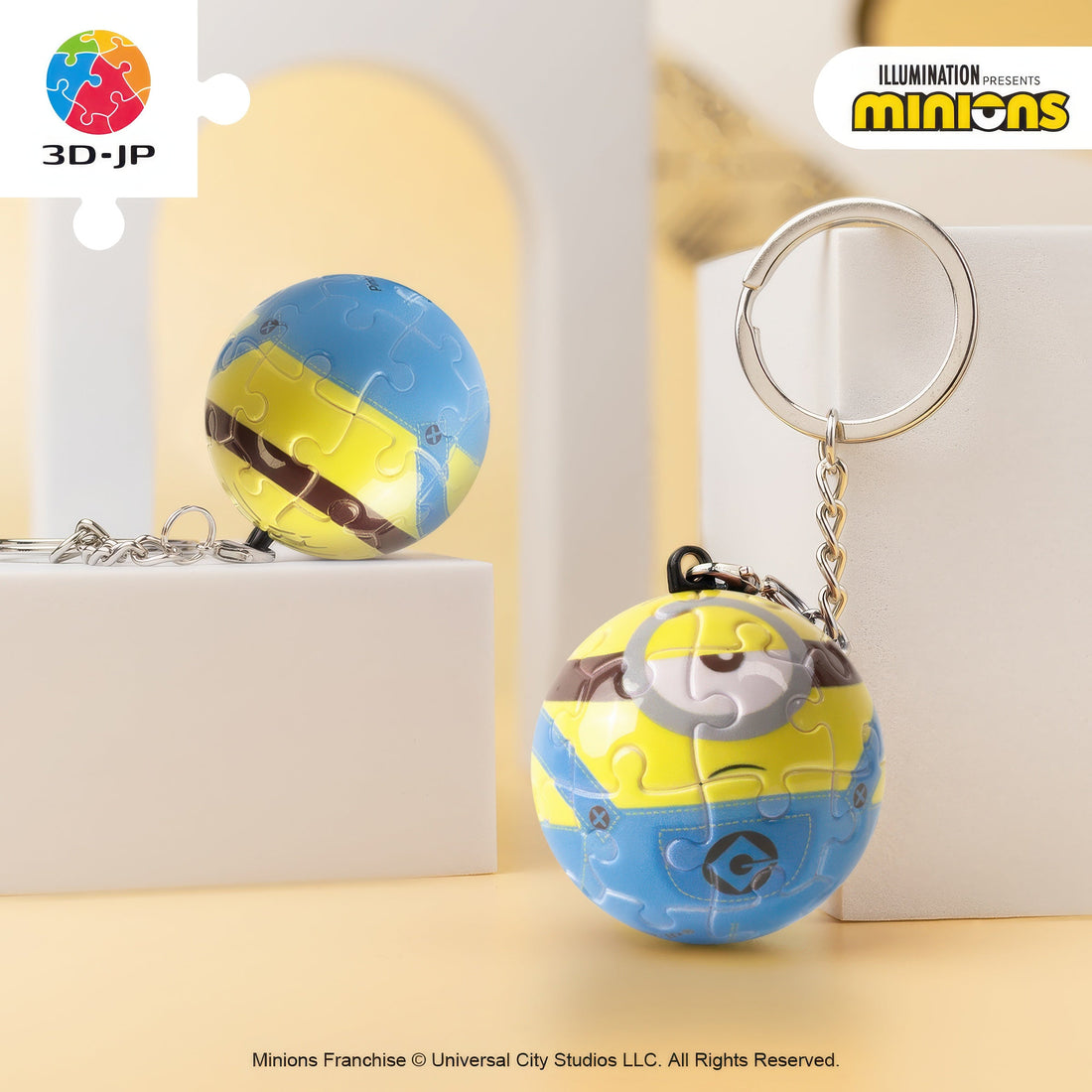 pintoo-a3873-minions-little-soldier-stuart-24-pieces-plastic-keychain-puzzle