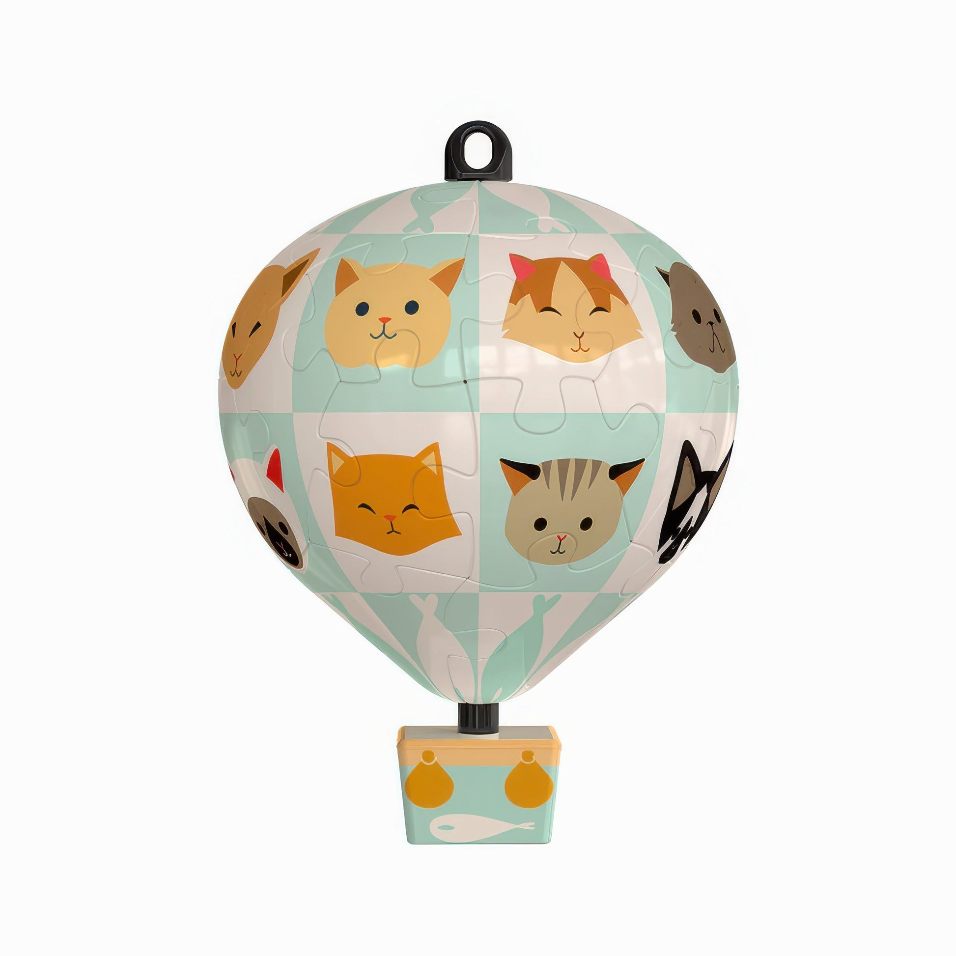 pintoo-ab1006-animal-meow-planet-28-pieces-plastic-keychain-puzzle