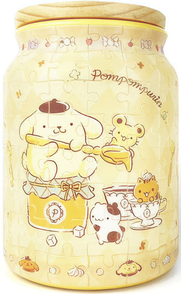 pintoo-ba1007-pompompurin---afternoon-tea-snack-shop-128-pieces-jar-puzzle