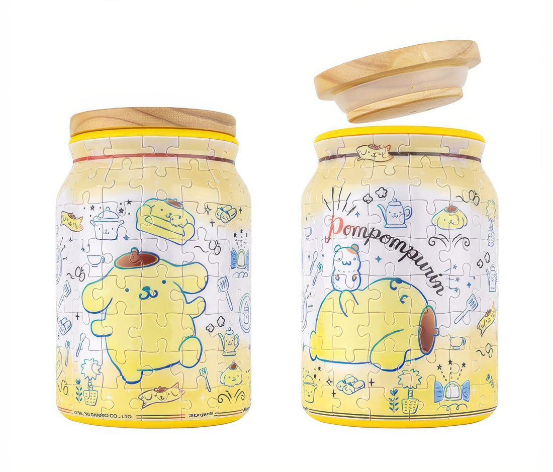 pintoo-ba1008-pompompurin-lazy-home-life-128-pieces-plastic-jar-puzzle