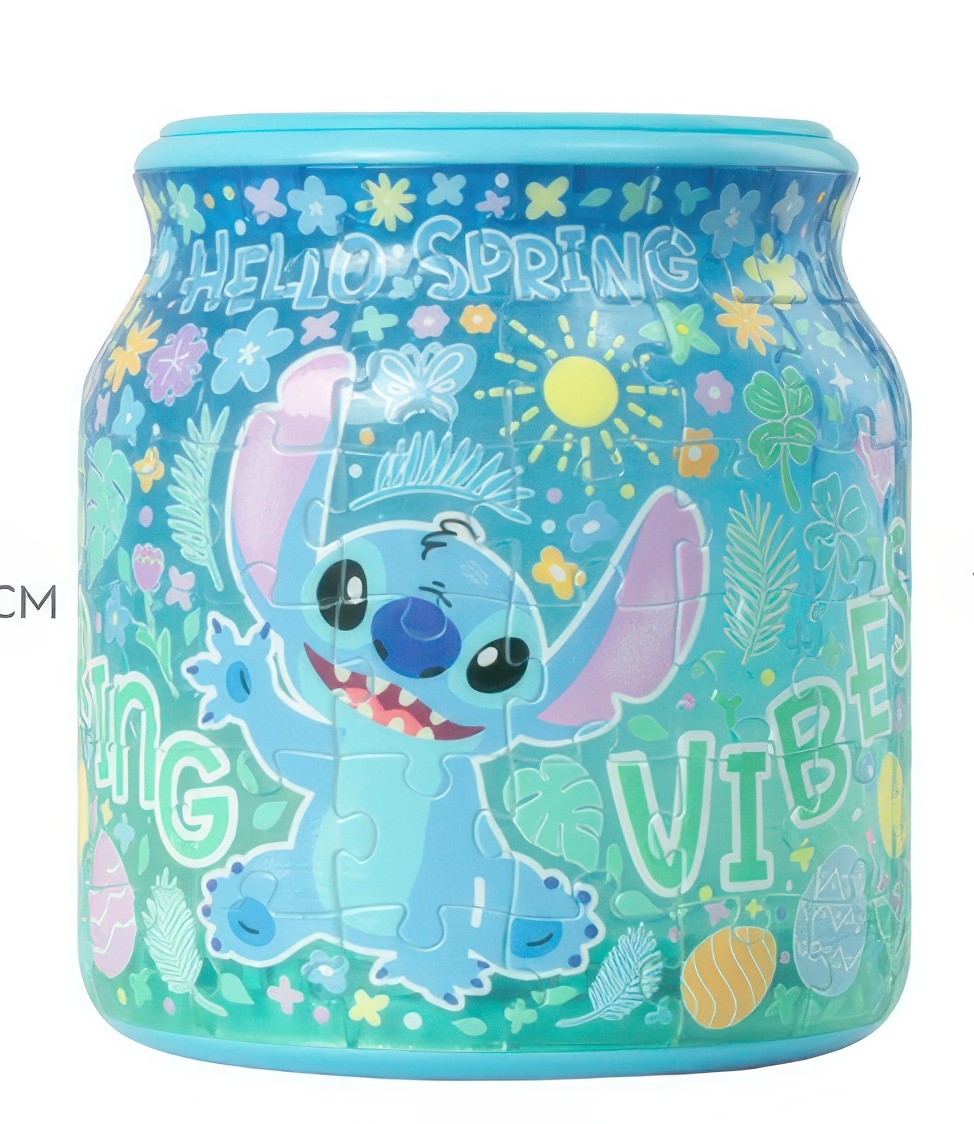 pintoo-bb1036-lilo-stitch-love-in-spring-96-pieces-plastic-jar-puzzle