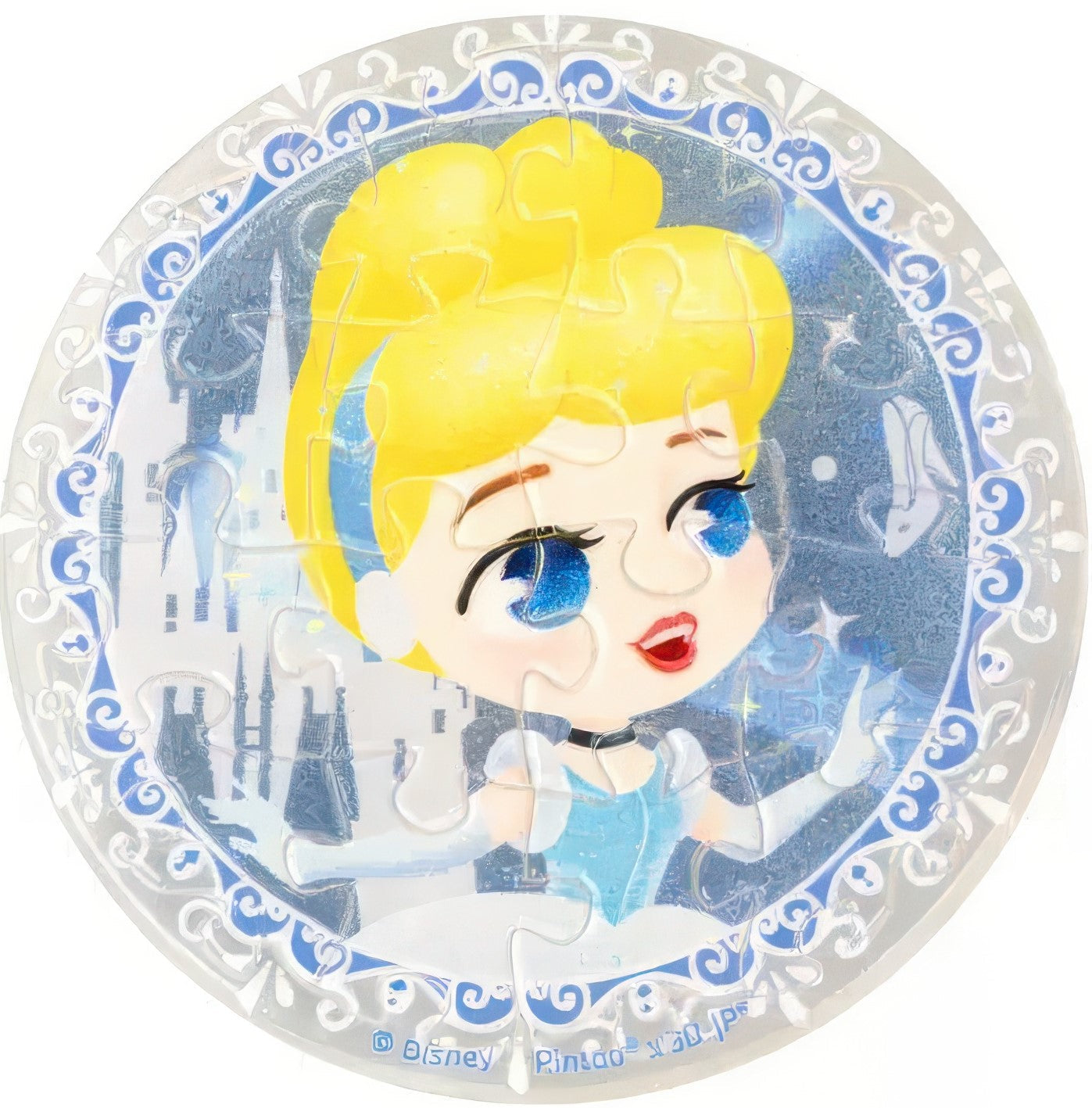 pintoo-bd1012-disney-princess---cinderella-16-pieces-pin-badge-puzzle