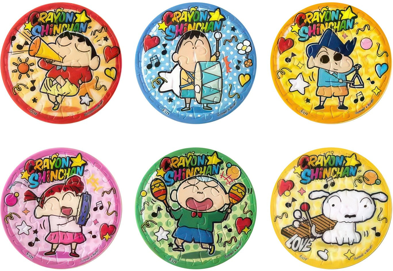 pintoo-bd1042-sunflower-orchestra-16-multipack-6-pin-badge-puzzle