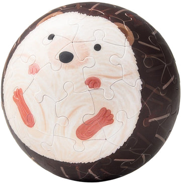 pintoo-c1055-rolling-animals---hedgehog-60-pieces-coin-ball-puzzle