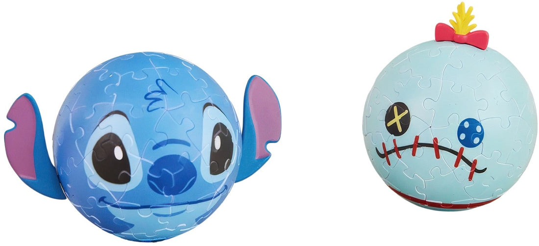 pintoo-c1087-lilo-&-stitch-series---stitch-and-ugly-duckling-60-multipack-2-coin-ball-puzzle
