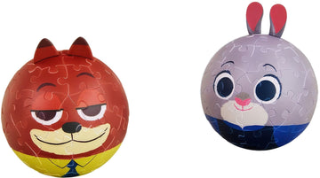 pintoo-c1088-zootopia-series---judy-and-nick-60-multipack-2-coin-ball-puzzle