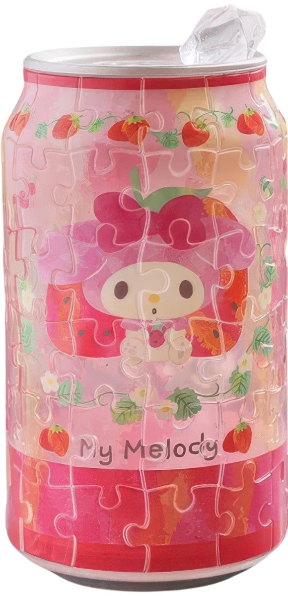 pintoo-cn1006-my-melody---colorful-fruit-juice---strawberry-my-melody-72-pieces-3d-puzzle
