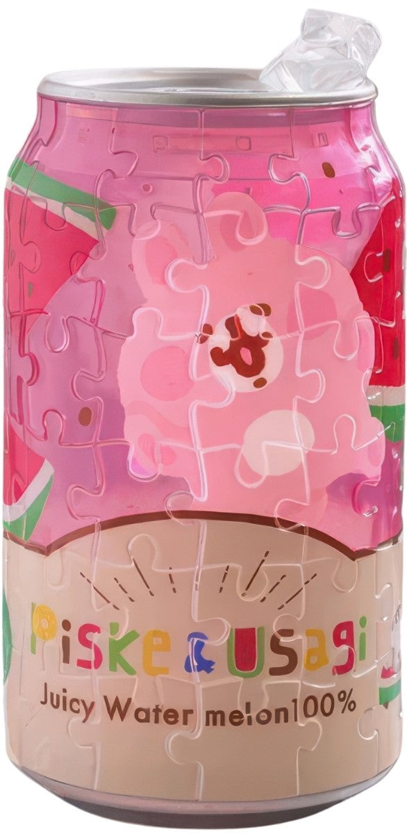 pintoo-cn1010-kanahei's-small-animals---cool-summer---watermelon-juice-72-pieces-3d-puzzle
