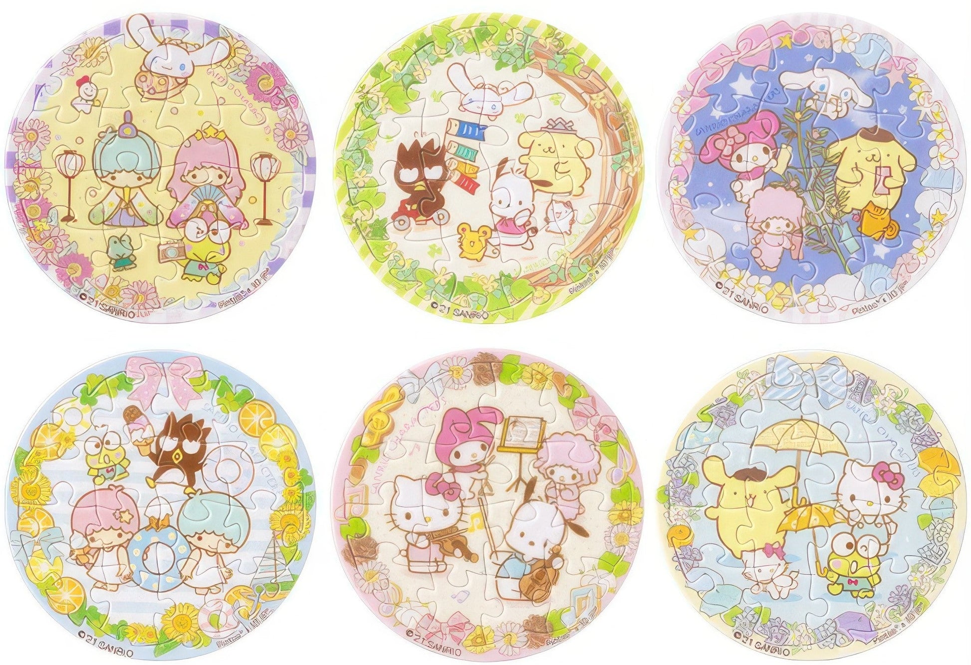 pintoo-d1200-sanrio---wreath-of-memories-16-multipack-6-magnet-puzzle