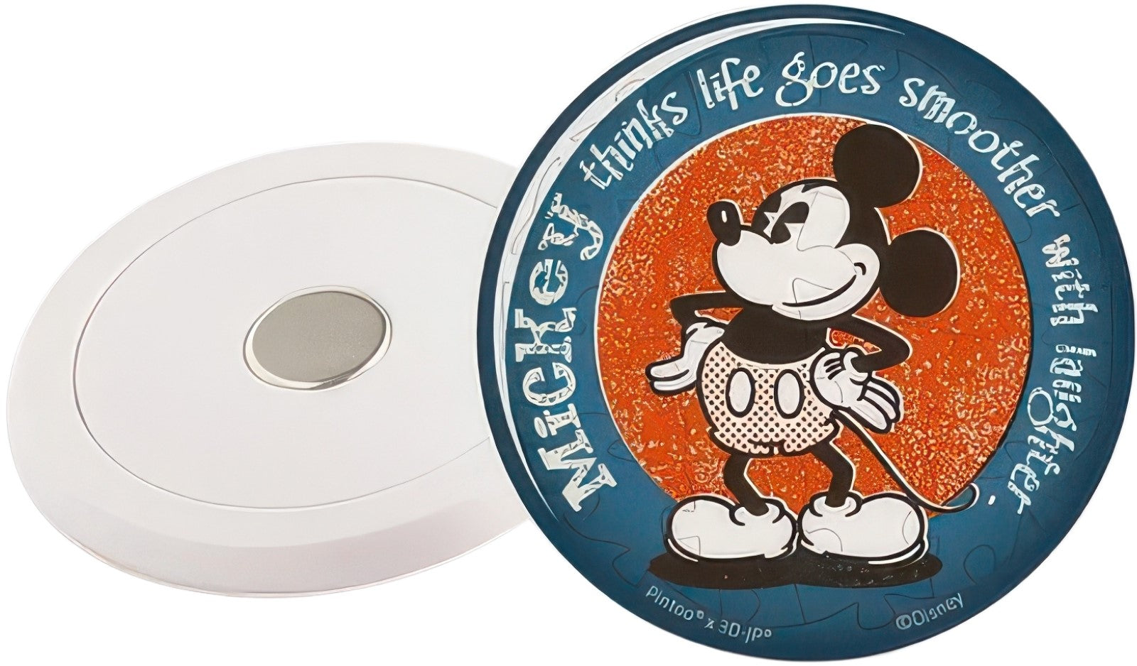 pintoo-d1221-mickey-and-friends---retro-badge,-mickey-16-pieces-magnet-puzzle