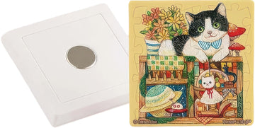 pintoo-d1309-cotton-lion---tuxedo-cat-16-pieces-magnet-puzzle