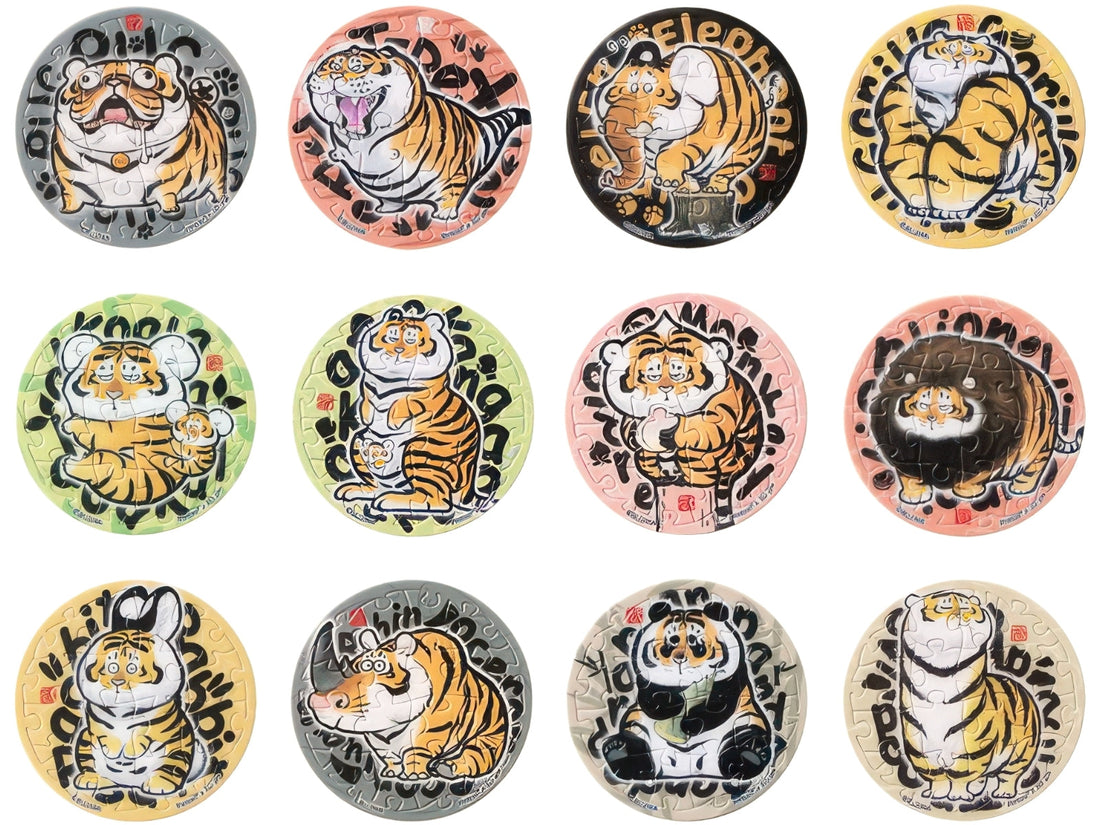 pintoo-d1328-i'm-not-fat-tiger---everything-can-be-fat-tiger-land-edition-16-multipack-12-magnet-puzzle