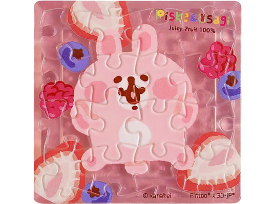 Pintoo • Kanahei's Small Animals • Cool Summer / Berry Ice Cubes　16 PCS　Crystal Jigsaw Puzzle