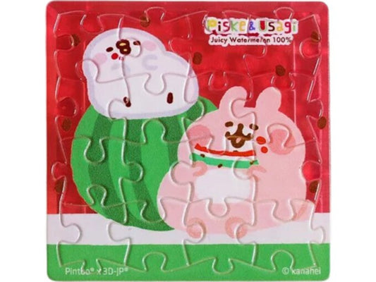 Pintoo • Kanahei's Small Animals • Cool Summer / Delicious Watermelon　16 PCS　Crystal Jigsaw Puzzle