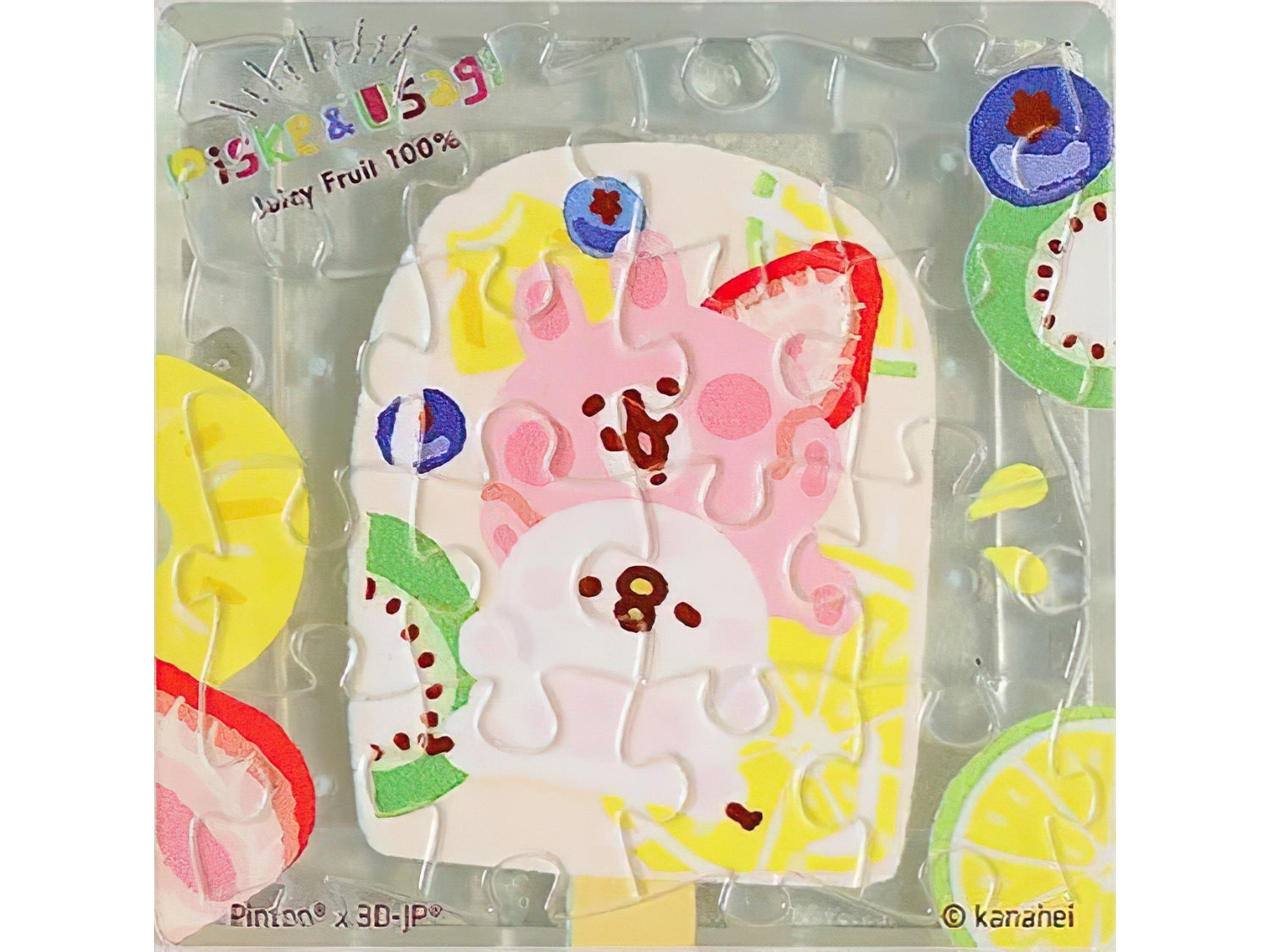 Pintoo • Kanahei's Small Animals • Cool Summer / Fresh Fruit Popsicles　16 PCS　Crystal　Jigsaw Puzzle