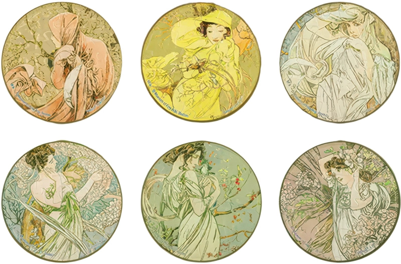 pintoo-d1426-museum-of-fine-arts-boston-series---mucha---zodiac-mythology-16-multipack-6-magnet-puzzle