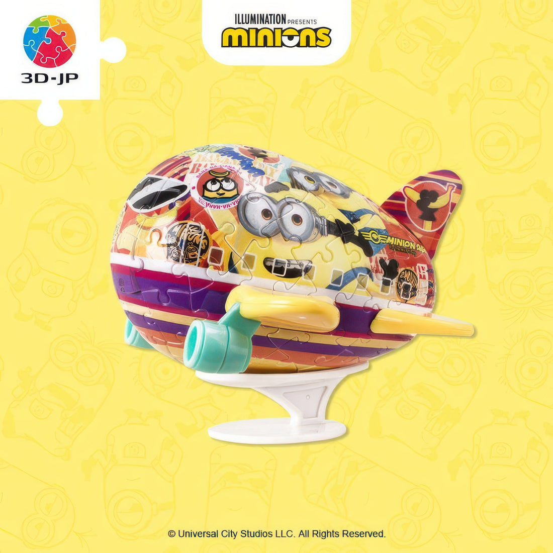 pintoo-e1126-airplane-fly-the-minions-way-80-pieces-plastic-3d-puzzle