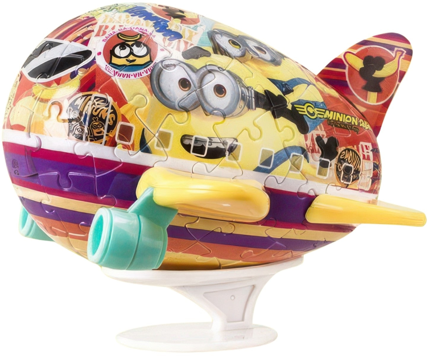 pintoo-e1126-minions---flying-over-the-horizon-80-pieces-3d-puzzle