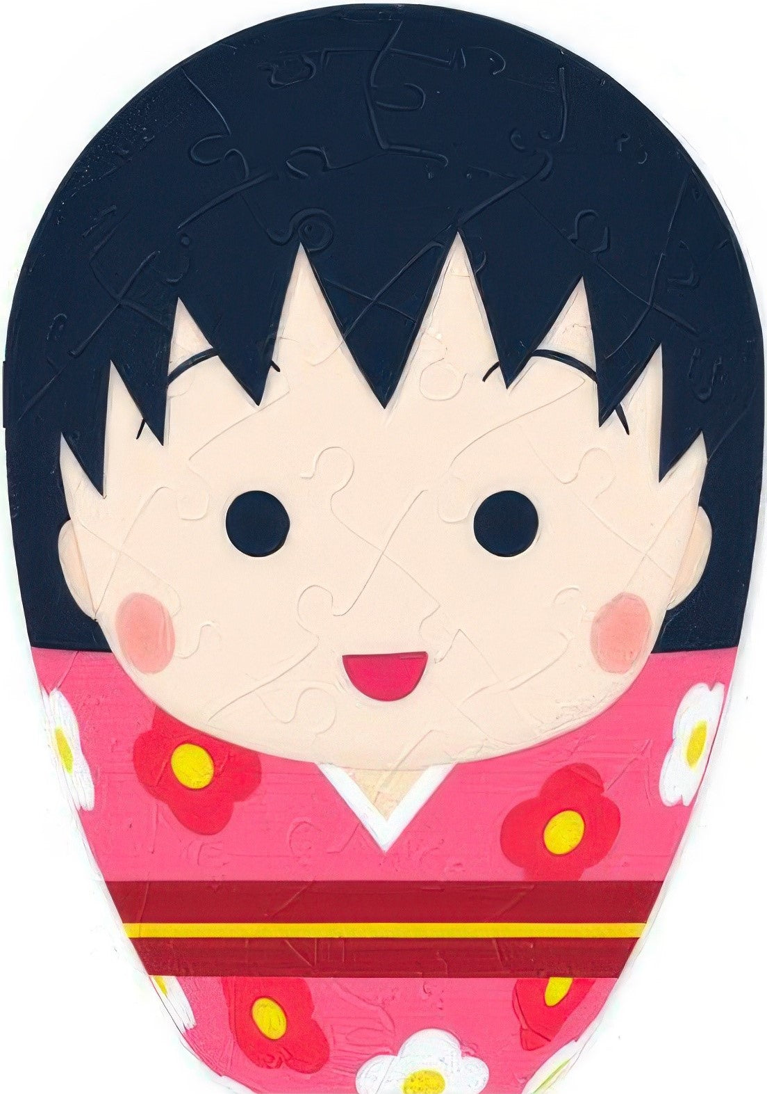 pintoo-es1005-chibi-maruko-chan-kimono-maruko-80-pieces-plastic-pencil-sharpener-puzzle